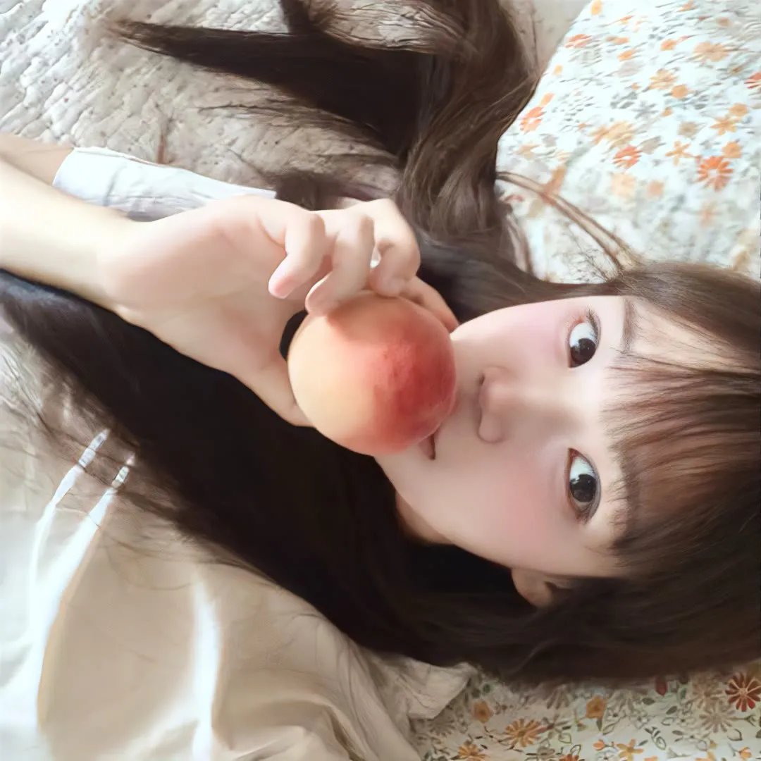 随盲柳入眠的女人